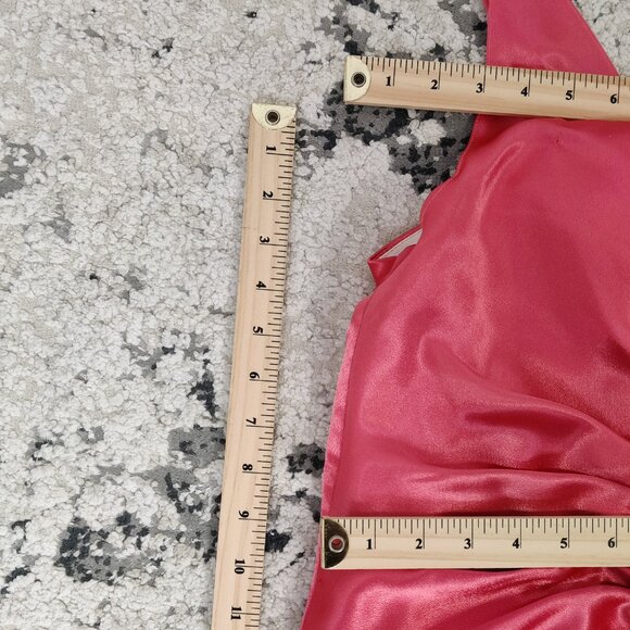 Modern Mais Women's Satin Evening Dress Sz 12 Graduation Wedding Party Cocktail - Picture 11 of 16